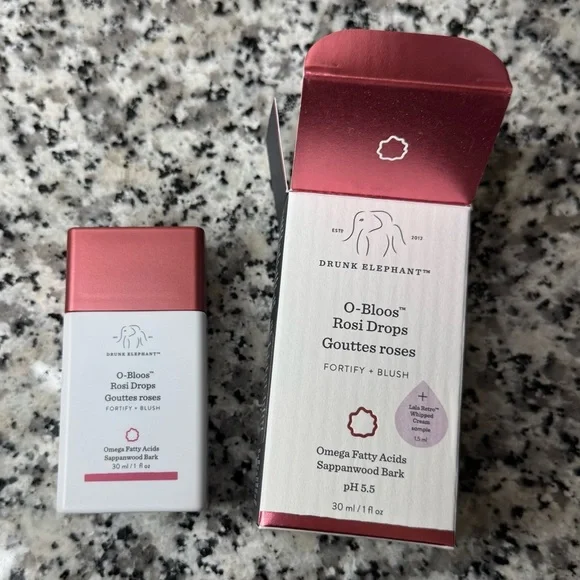 Drunk Elephant O-Bloos Rosi Drops NIB