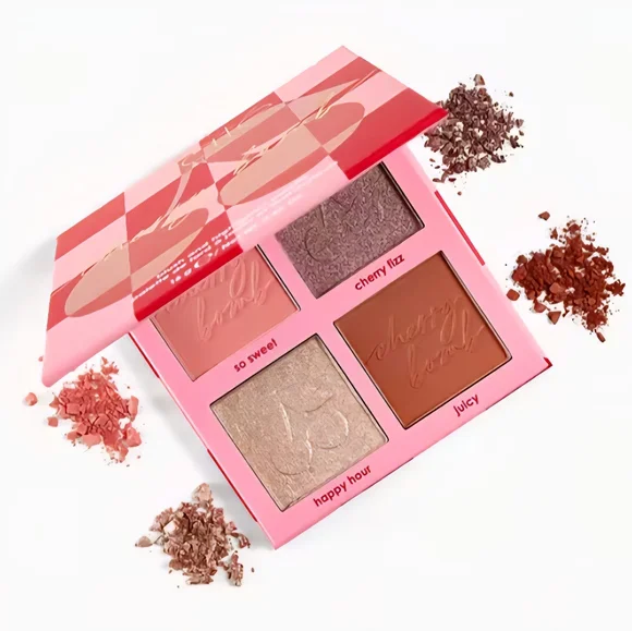 NIB CIATÉ LONDON Cherry Bomb Blush and Highlighter Palette