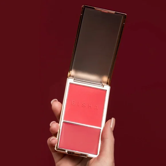 BISHA Essential Duo Bahamas Blush Set - Cream and Powder