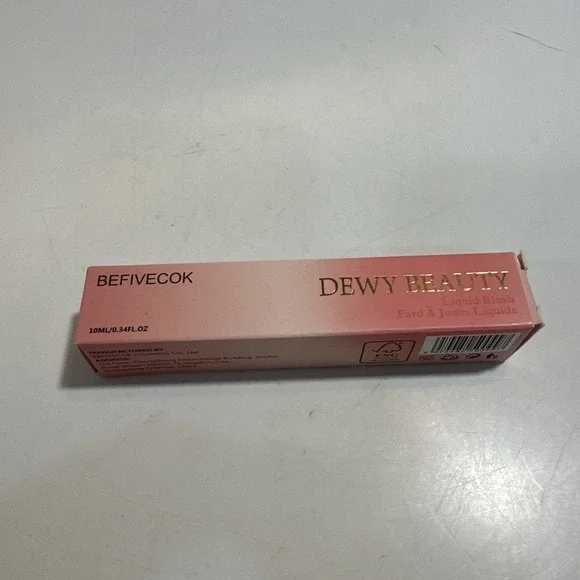 Befivecok Dewy Beauty Liquid Blush‎ 103 Ebullient (Cool Pink) .34oz Sealed