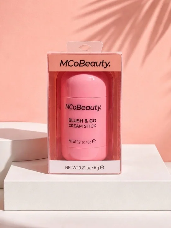 MCoBeauty Blush & Go Cream Stick — Soft Pink