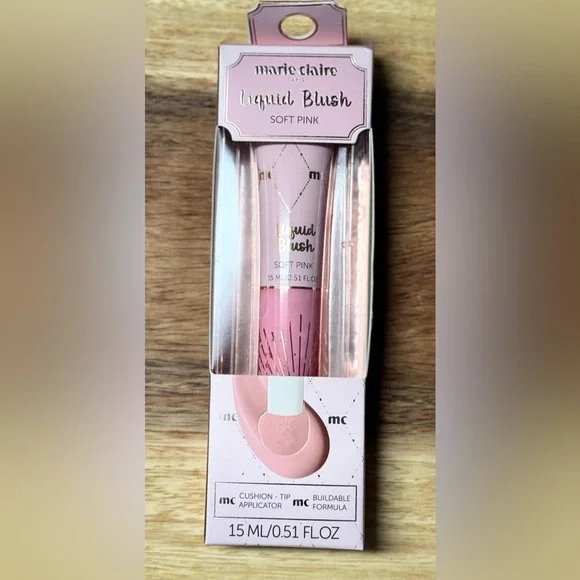 MARIE CLAIR-Paris Soft Pink Liquid Blush