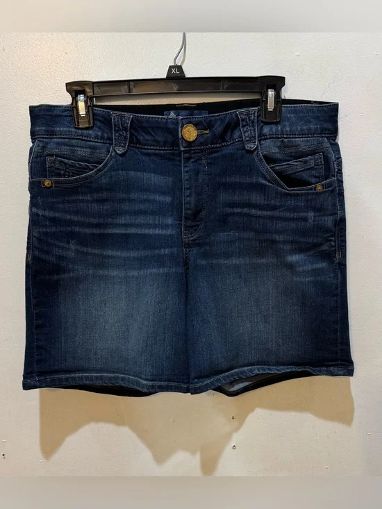 Democracy Dark Blue Denim Shorts