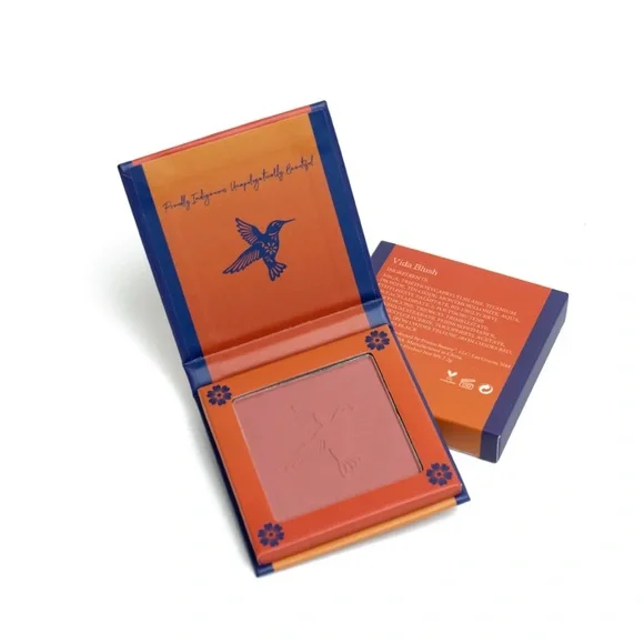 Makeup Sagrado Prados powder Blush pink vida shade - cruelty free