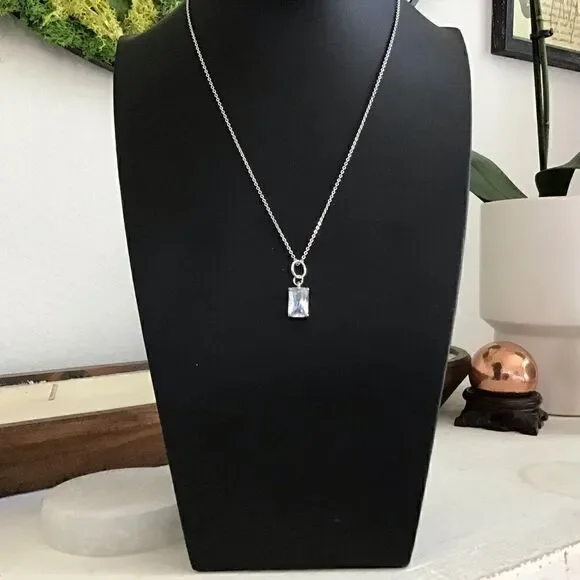 Swarovski Crystal Baguette Necklace