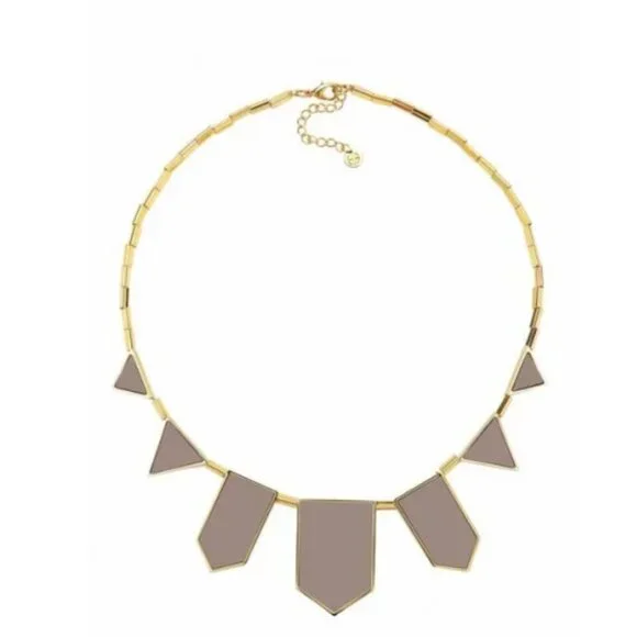 House of Harlow 1960 - 14KT Gold-Plated Khaki Leather Five Stations