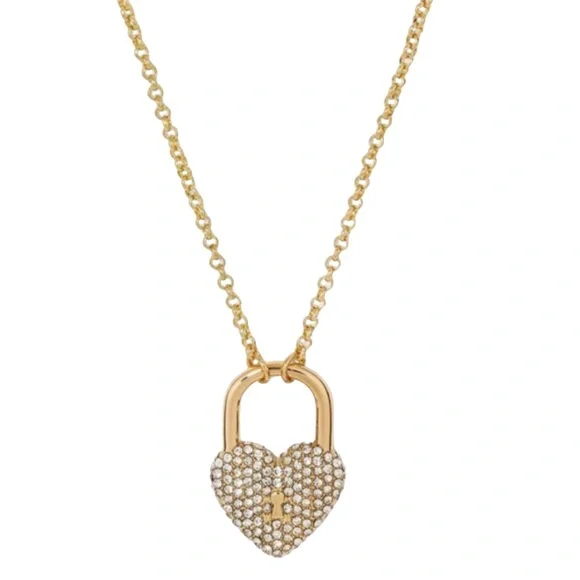 🆕 BAUBLEBAR • Sugarfix Gold Heart Love Lock Necklace Valentine’s Day