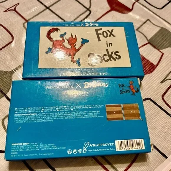 NWT/NIB Revolution Dr Seuss contour palette