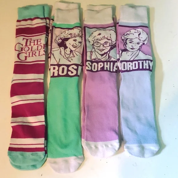 Set of 4 new Golden Girls sox set