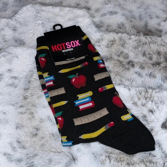 Hot‎ Sox Teacher School Socks