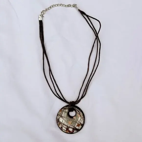 handcrafted vintage statement necklace