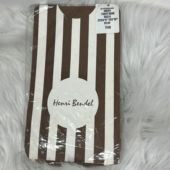 Vintage Henri Bendel Sheer Pantyhose Women’s size B Teak