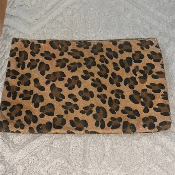 Leopard Print Clutch