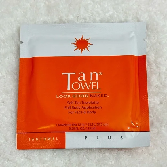 Tan Towel Self Tan Towelettes Face n Full Body No Sun Bronzing Instant Tan