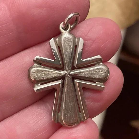 NWOT Sterling Silver 925 Greek Ancient Design Cross