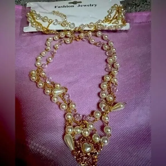 Victorian Gold Plated necklace