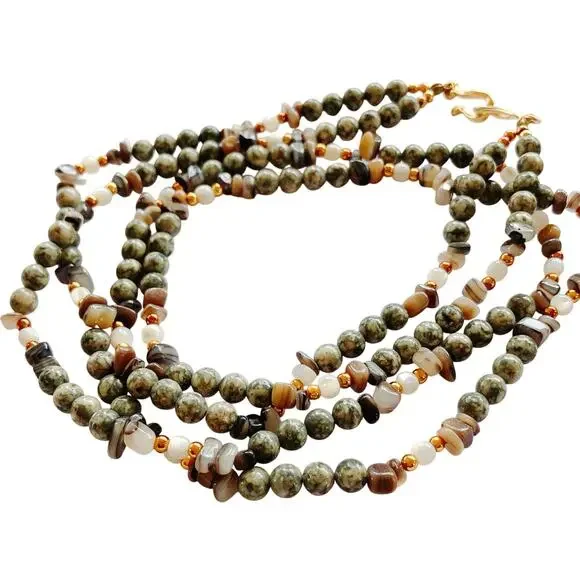 VTG Gemstone Necklace 23.5