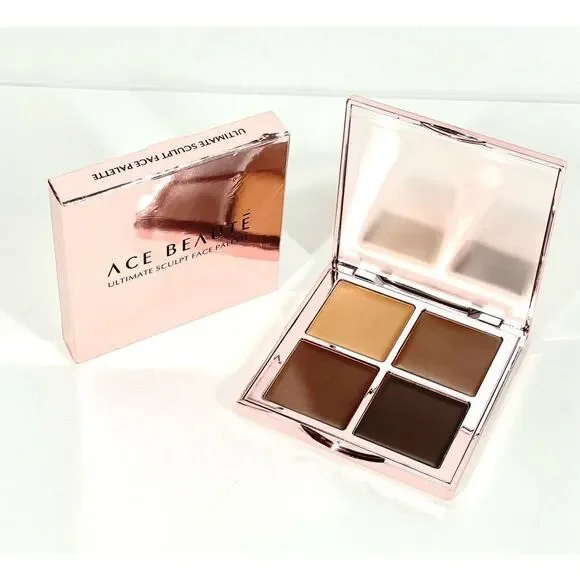 Ace Beaute Ultimate Sculpt Face Contouring Palette ~ 4 CREAM Shades LE NIB $42