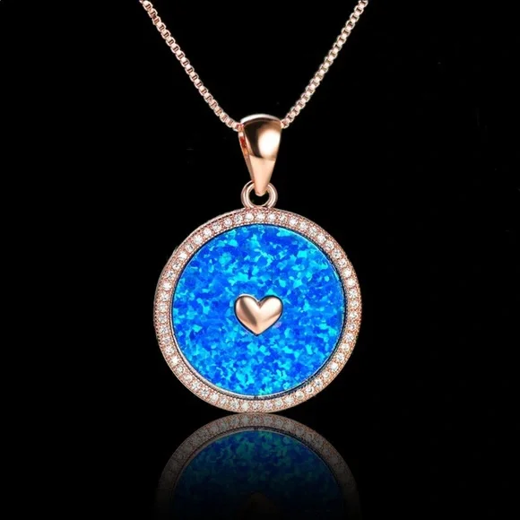 Gold Filled Heart CZ Necklace