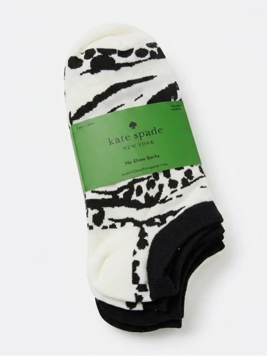 Kate Spade New York No Show Socks – 3 Pair Set