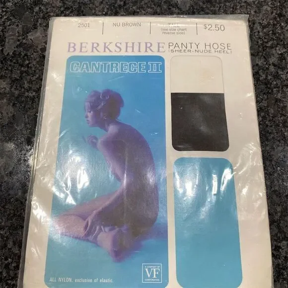 Vintage 2501 Berkshire Cantrece II Nude Women's NU BROWN TALL Pantyhose