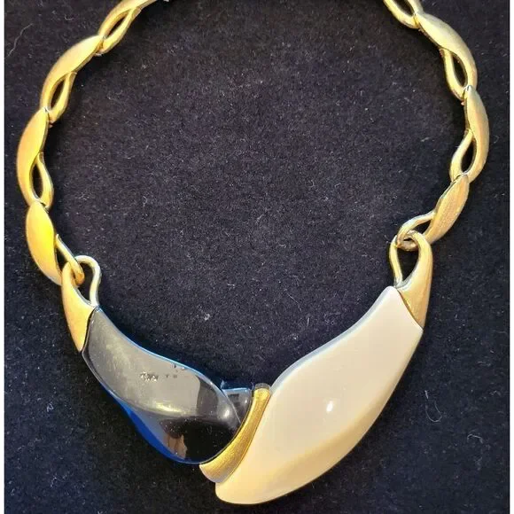 Gold and Black Chain Bracelet