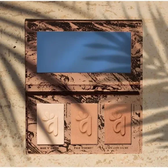NEW/SEALED! Alamar Cosmetics Brighten & Bronze Complexion Trio in Fair/Light