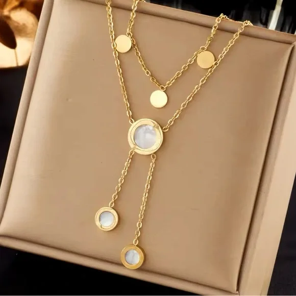 Gold Filled Multilayered Necklace