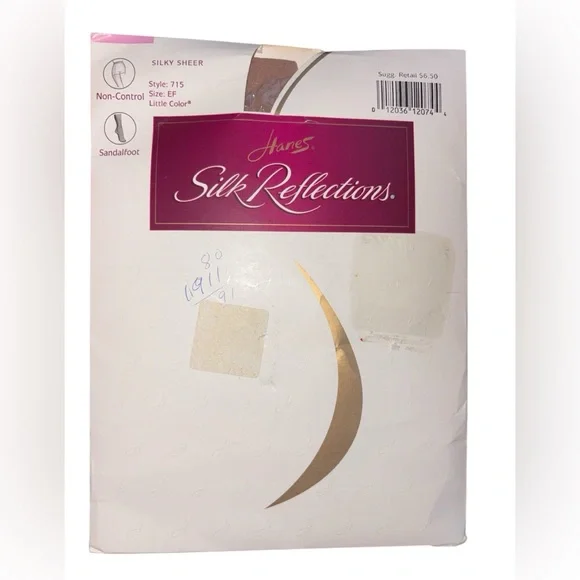 Hanes Silk Reflections Silky Sheer Pantyhose In Little Color
