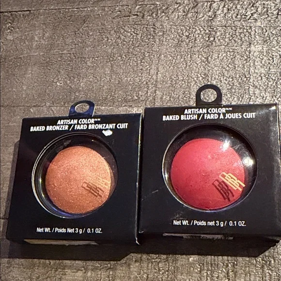 Baked Bronzer and Blush Set - Pink and Brown