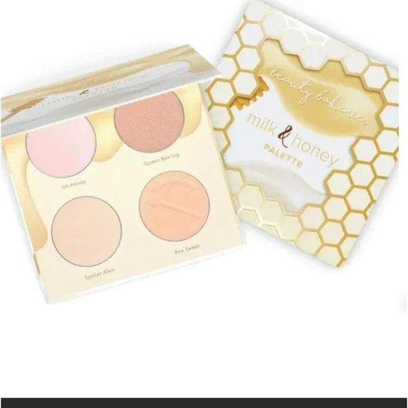 beauty bakerie milk & honey highlighter palette NEW!