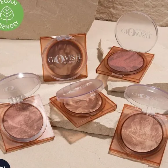 Huda GloWish Soft Radiance Bronzing Powder pick your shade large size bronzer