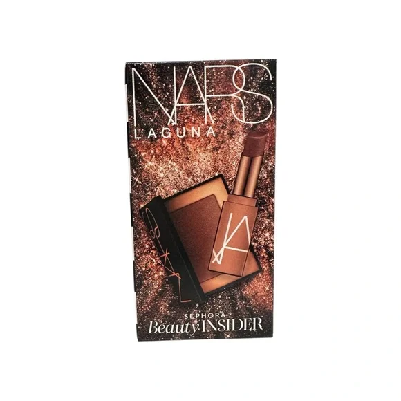 NARS Laguna Bronzer and Afterglow Lip Balm Duo SAMPLE SIZE NEW