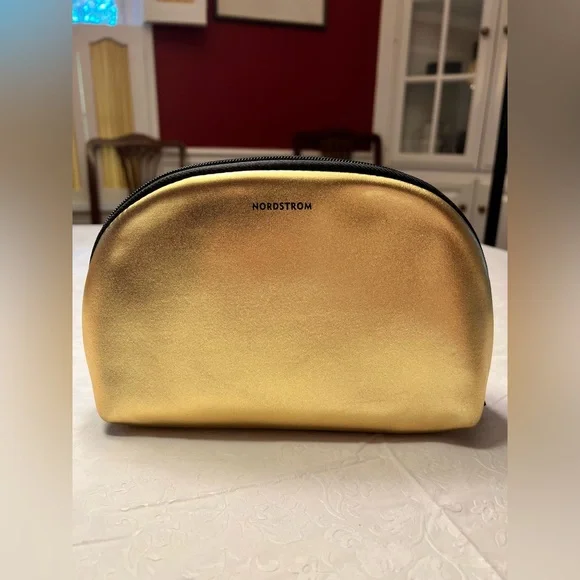 Nordstrom Radiant Gold Cosmetic Case