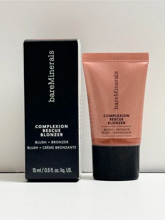 bareMinerals Complexion Rescue Bronzer Blush + Bronzer Kiss of Copper New/Sealed