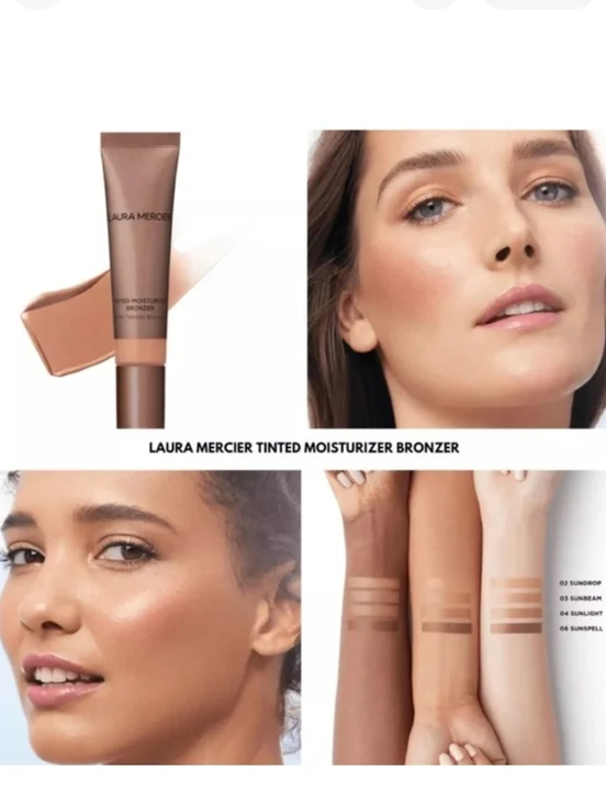 Laura Mercier Tinted Moisturizer Cream SUNDROP Bronzer 0.5 oz NIB