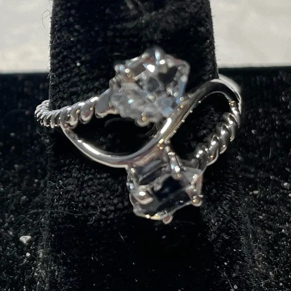 Herkimer diamond ring
