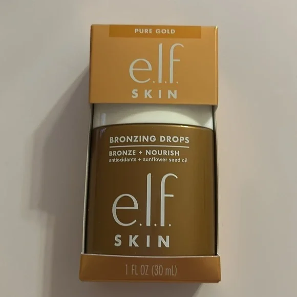 e.l.f. Cosmetics Bronzing Drops BRONZE 2 - PURE GOLD / BRAND NEW