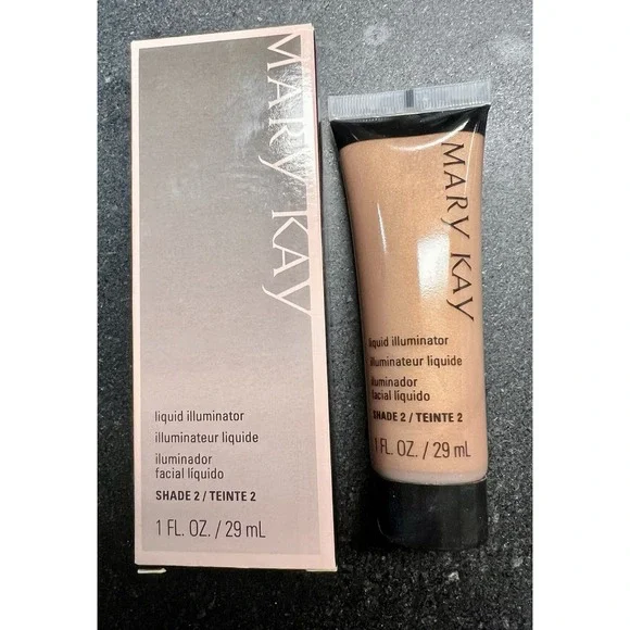New In Box‎ Mary Kay Cosmetics LIQUID ILLUMINATOR Shade 2 #034229 1 Fl Oz