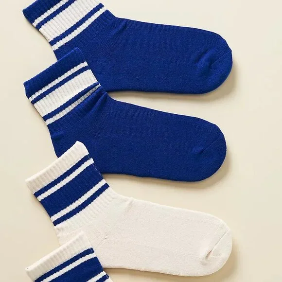 Anthropologie Daily Practice by Anthropologie Athletic Socks, Set of Two