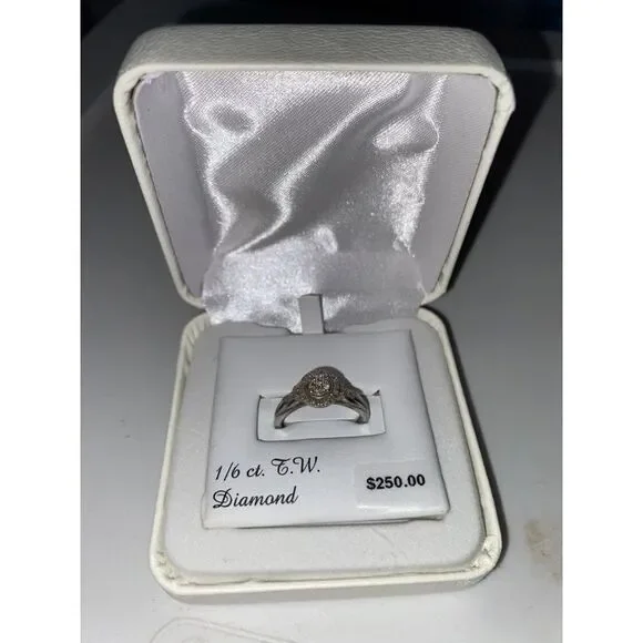 Silver basic Promise ring‎