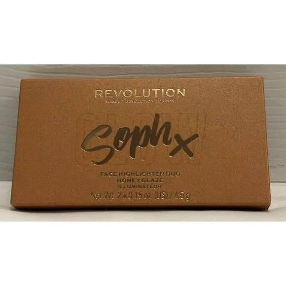 Revolution Soph X Glow Honey Glaze Face Highlighter Duo