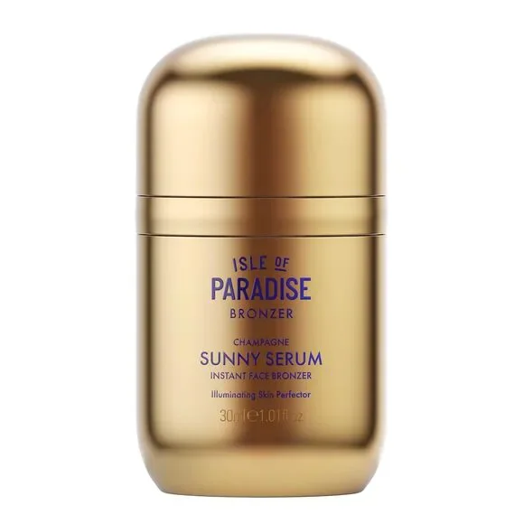 Isle of Paradise Sunny Serum Bronzing Serum, Face Bronzer with Niacinamide