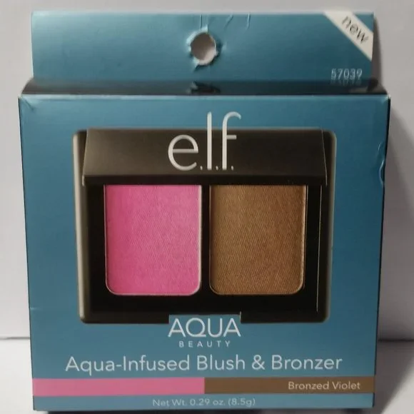 ELF Aqua Infused Blush & Bronzer Bronzed Violet