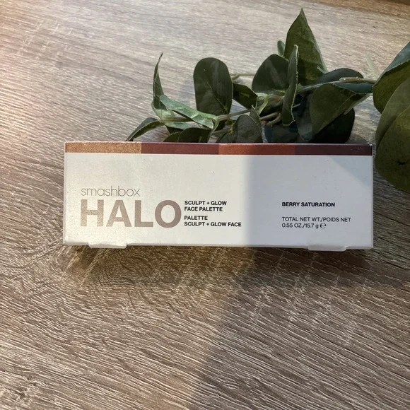 Smashbox Halo Sculpt + Glow Face Palette Berry Saturation BRAND NEW IN BOX