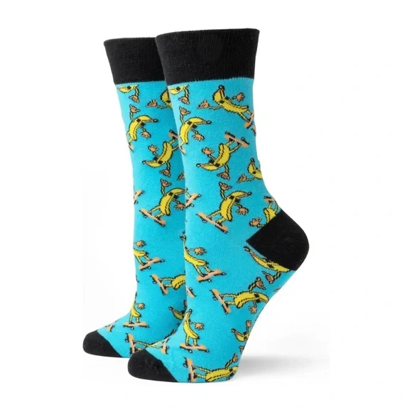 NWT Two Left Feet bananarama 🍌 socks