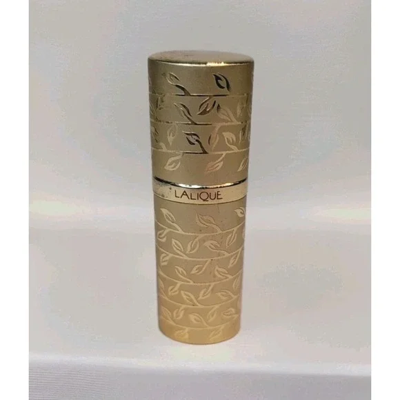 Rare Vintage 1992 Lalique Paris‎ Goldtone Travel Purse Spray 10ml – Vintage