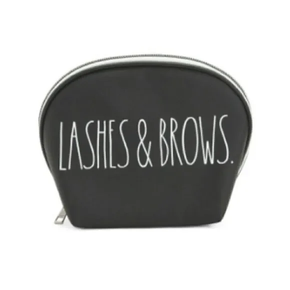 HP (RAE DUNN) lashes & brows makeup bags
