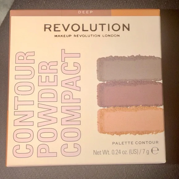 Revolution Contour Powder Compact - Deep Tones