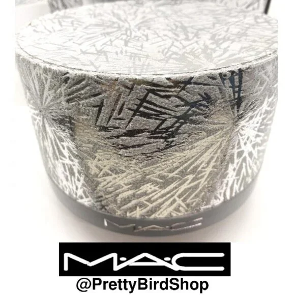 Last one! MAC glitter case box silver makeup cosmetic keepsake jewelry NEW